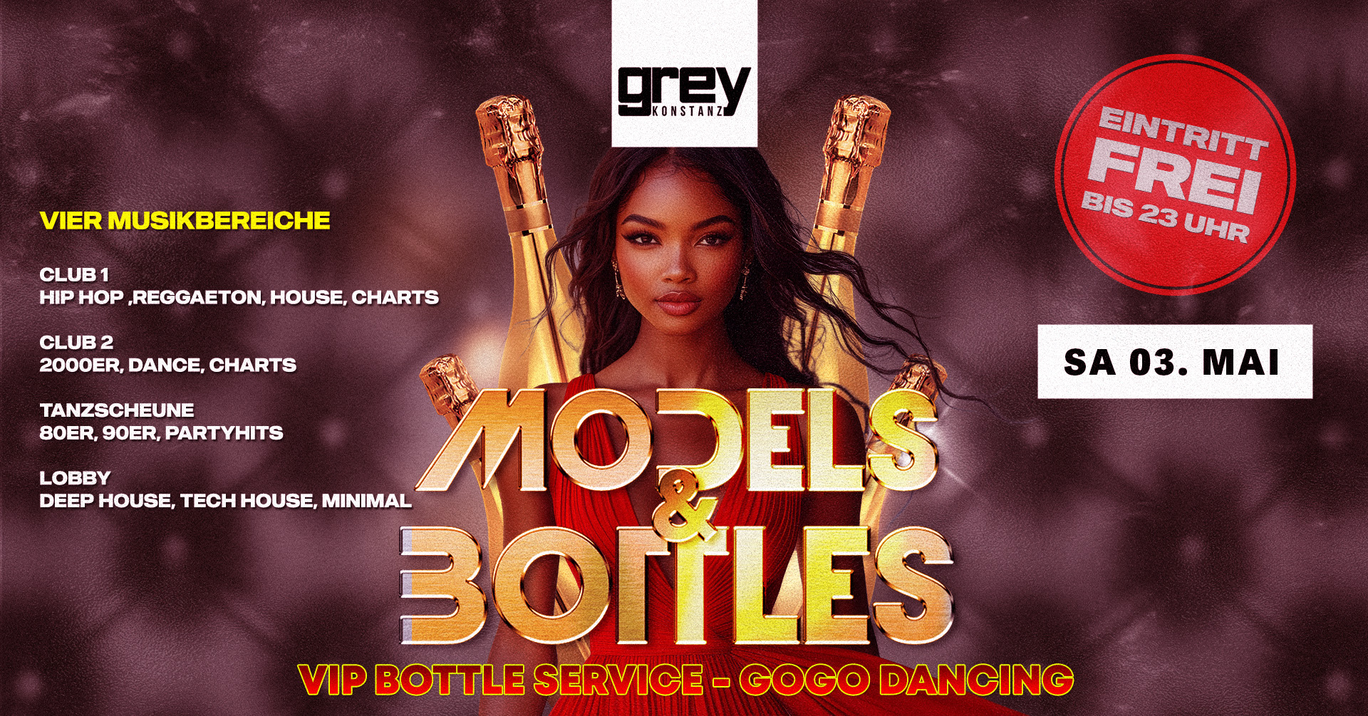 🍾 MODELS & BOTTLES 🍾 Flyer